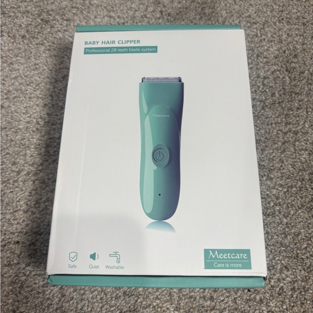 NEW! Meetcare Baby Hair Clipper Professional 28 teeth blade system